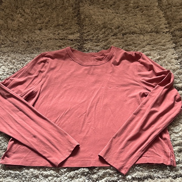 lululemon athletica Tops - Lululemon cotton Long Sleeve Top